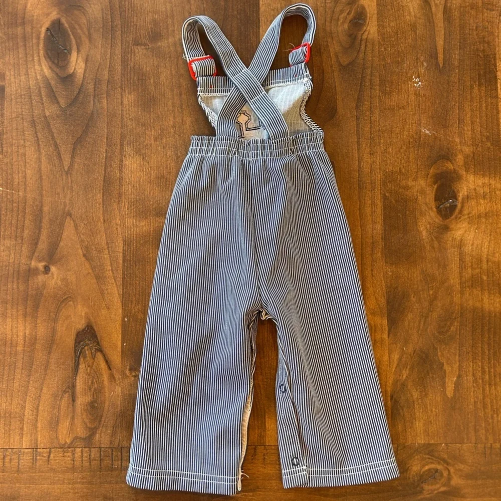 Vintage Baby Carter’s Train Overalls Size 18 Months 23-26 Pounds